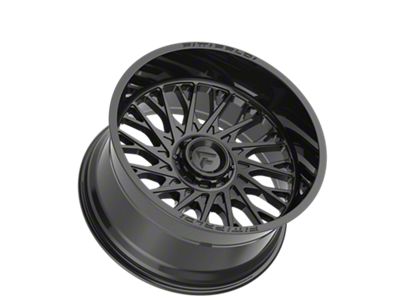 Fittipaldi Offroad FA08 Gloss Black 6-Lug Wheel; 22x12; -44mm Offset (2024 Tacoma)