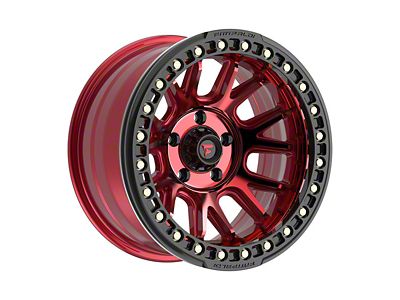 Fittipaldi Offroad FB151 Metallic Red with Red Tint 6-Lug Wheel; 17x9; -38mm Offset (2024 Tacoma)
