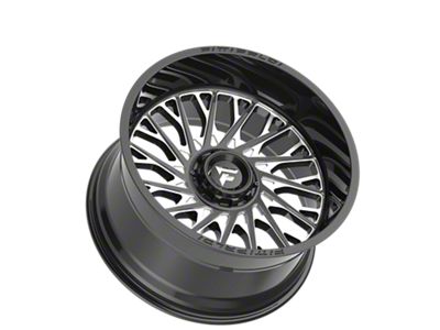 Fittipaldi Offroad FA08 Gloss Black Milled 6-Lug Wheel; 20x12; -44mm Offset (03-09 4Runner)