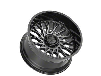 Fittipaldi Offroad FA08 Gloss Black Machined with Dark Tint 6-Lug Wheel; 22x12; -44mm Offset (03-09 4Runner)