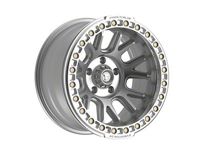 Fittipaldi Offroad FB151 Machined Silver 6-Lug Wheel; 17x9; -38mm Offset (03-09 4Runner)