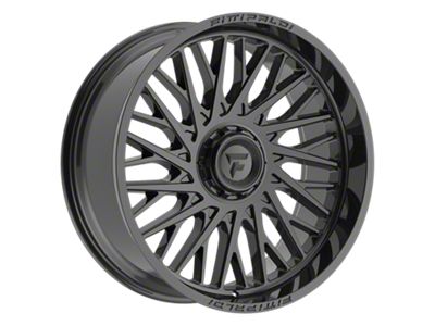 Fittipaldi Offroad FA08 Gloss Black 6-Lug Wheel; 24x10; -19mm Offset (22-24 Bronco Raptor)