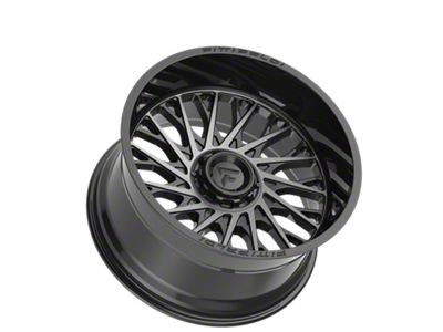 Fittipaldi Offroad FA08 Gloss Black Machined with Dark Tint 6-Lug Wheel; 22x12; -44mm Offset (21-24 Bronco, Excluding Raptor)