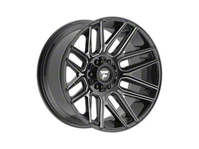 Fittipaldi Offroad FA14 Gloss Black Milled 6-Lug Wheel; 20x10; -19mm Offset (22-24 Bronco Raptor)