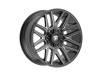 Fittipaldi Offroad FA14 Gloss Black Milled 6-Lug Wheel; 20x9; 0mm Offset (22-24 Bronco Raptor)