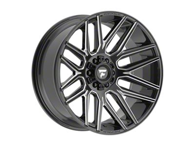 Fittipaldi Offroad FA14 Gloss Black Milled 6-Lug Wheel; 22x10; -19mm Offset (22-24 Bronco Raptor)