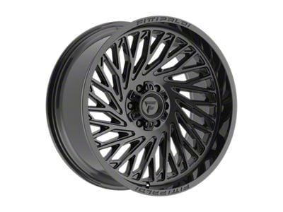 Fittipaldi Offroad FA15 Gloss Black 6-Lug Wheel; 22x10; -19mm Offset (22-25 Bronco Raptor)