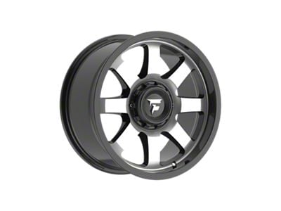 Fittipaldi Offroad FA16 Gloss Black Machined 6-Lug Wheel; 18x9; 12mm Offset (22-24 Bronco Raptor)