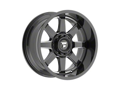 Fittipaldi Offroad FA16 Gloss Black Milled 6-Lug Wheel; 20x10; -25mm Offset (22-25 Bronco Raptor)