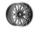 Fittipaldi Offroad FA18 Gloss Black Milled 6-Lug Wheel; 22x12; -44mm Offset (22-24 Bronco Raptor)