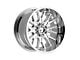 Fittipaldi Offroad FA18 Mirror Coat 6-Lug Wheel; 20x12; -44mm Offset (22-24 Bronco Raptor)