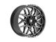 Fittipaldi Offroad FA19 Gloss Black Milled 6-Lug Wheel; 20x9; 18mm Offset (22-24 Bronco Raptor)