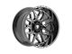 Fittipaldi Offroad FA19 Gloss Black Milled 6-Lug Wheel; 22x12; -44mm Offset (22-24 Bronco Raptor)