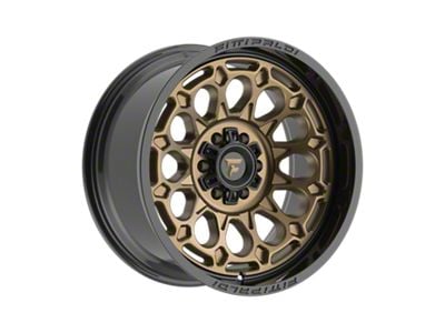 Fittipaldi Offroad FA22 Gloss Bronze with Gloss Black Lip 6-Lug Wheel; 20x10; -19mm Offset (22-24 Bronco Raptor)