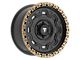 Fittipaldi Offroad FT100 Satin Black with Bronze Ring 6-Lug Wheel; 20x9; 18mm Offset (22-24 Bronco Raptor)