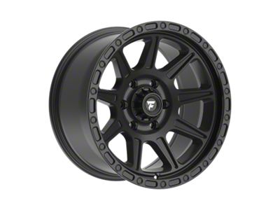 Fittipaldi Offroad FT104 Satin Black 6-Lug Wheel; 17x9; -6mm Offset (22-24 Bronco Raptor)