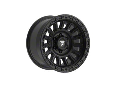 Fittipaldi Offroad FT106 Satin Black 6-Lug Wheel; 17x9; -12mm Offset (22-24 Bronco Raptor)