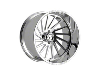 Fittipaldi Offroad FTF503 Polished 6-Lug Wheel; Left Directional; 24x14; -76mm Offset (22-24 Bronco Raptor)