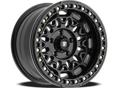 Fittipaldi Offroad FB150 Satin Black Wheel; 17x9; -15mm Offset (20-24 Jeep Gladiator JT)