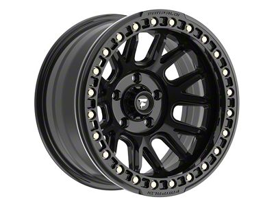 Fittipaldi Offroad FB151 Satin Black Wheel; 17x9; -38mm Offset (20-24 Jeep Gladiator JT)