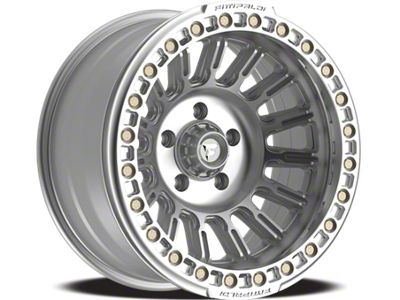 Fittipaldi Offroad FB152 Machined Silver Wheel; 17x9; -38mm Offset (20-24 Jeep Gladiator JT)