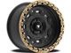 Fittipaldi Offroad FT100 Satin Black with Bronze Ring Wheel; 18x9; 0mm Offset (20-24 Jeep Gladiator JT)