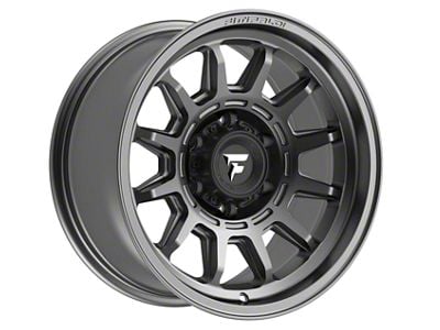 Fittipaldi Offroad FT102 Satin Anthracite Wheel; 17x8.5 (20-24 Jeep Gladiator JT)