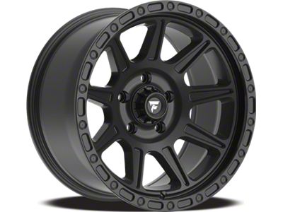 Fittipaldi Offroad FT104 Satin Black Wheel; 17x9; -12mm Offset (20-24 Jeep Gladiator JT)