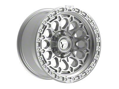 Fittipaldi Offroad FT101 Gloss Silver Machined Wheel; 17x9 (05-10 Jeep Grand Cherokee WK, Excluding SRT8)
