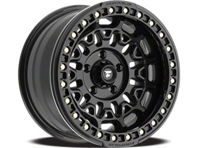 Fittipaldi Offroad FB150 Satin Black Wheel; 17x9; -15mm Offset (18-24 Jeep Wrangler JL)