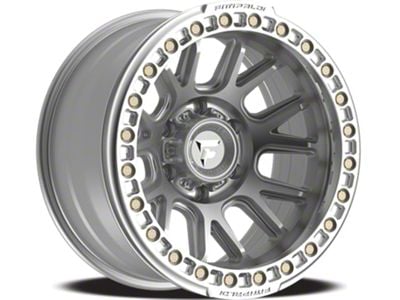 Fittipaldi Offroad FB151 Machined Silver Wheel; 17x9; -38mm Offset (18-24 Jeep Wrangler JL)