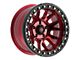 Fittipaldi Offroad FB151 Metallic Red with Red Tint Wheel; 17x9; -38mm Offset (18-24 Jeep Wrangler JL)