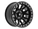 Fittipaldi Offroad FB151 Satin Black Wheel; 17x9; -38mm Offset (18-24 Jeep Wrangler JL)