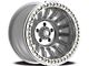 Fittipaldi Offroad FB152 Machined Silver Wheel; 17x9; -38mm Offset (18-24 Jeep Wrangler JL)