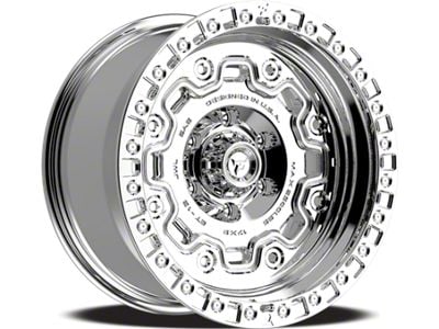 Fittipaldi Offroad FT100 Mirror Coat Wheel; 17x9; -12mm Offset (18-24 Jeep Wrangler JL)