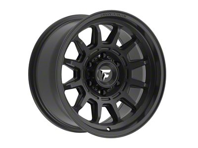 Fittipaldi Offroad FT102 Satin Black Wheel; 17x8.5; 0mm Offset (18-24 Jeep Wrangler JL)