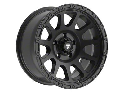 Fittipaldi Offroad FT105 Satin Black Wheel; 17x8.5; 0mm Offset (18-24 Jeep Wrangler JL)