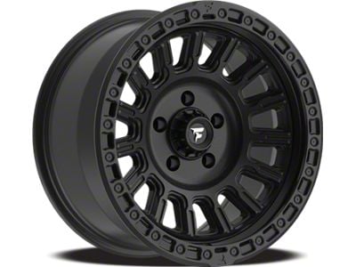 Fittipaldi Offroad FT106 Satin Black Wheel; 17x9; -12mm Offset (18-24 Jeep Wrangler JL)