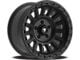 Fittipaldi Offroad FT106 Satin Black Wheel; 17x9; -12mm Offset (18-24 Jeep Wrangler JL)