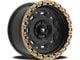 Fittipaldi Offroad FT100 Satin Black with Bronze Ring Wheel; 20x9; 0mm Offset (07-18 Jeep Wrangler JK)