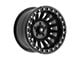 Fittipaldi Offroad FB152 Satin Black 6-Lug Wheel; 17x9; -38mm Offset (16-23 Tacoma)