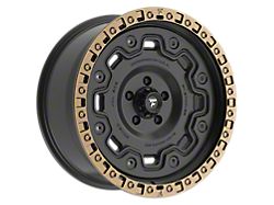 Fittipaldi Offroad FT100 Satin Black with Bronze Ring 5-Lug Wheel; 20x9; 18mm Offset (14-21 Tundra)