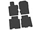 FLEXTREAD Factory Floorpan Fit Tire Tread/Scorched Earth Scene Front and Rear Floor Mats; Black (21-24 Bronco 4-Door)