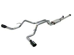 Flowmaster FlowFX Dual Exhaust System with Black Tips; Side Exit (09-14 4.0L Tundra)