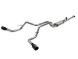 Flowmaster FlowFX Dual Exhaust System with Black Tips; Side Exit (2009 4.7L Tundra)