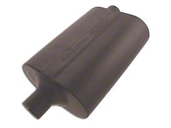 Flowmaster 60 Series Delta Flow Center/Offset Oval Muffler; 2.25-Inch Inlet/2.25-Inch Outlet (Universal; Some Adaptation May Be Required)