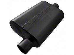 Flowmaster 40 Series Delta Flow Offset/Center Oval Muffler; 2.50-Inch Inlet/2.50-Inch Outlet (Universal; Some Adaptation May Be Required)
