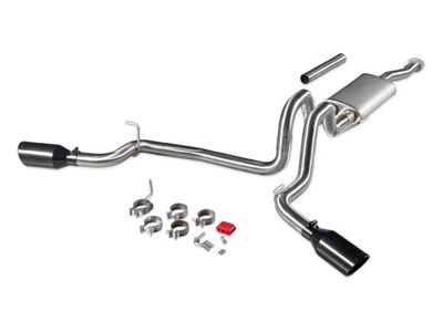 Flowmaster Signature Series Dual Exhaust System with Black Chrome Tips; Side Exit (16-23 3.5L Tacoma)