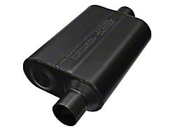 Flowmaster Super 44 Series Offset/Center Oval Muffler; 2.25-Inch Inlet/2.25-Inch Outlet (Universal; Some Adaptation May Be Required)