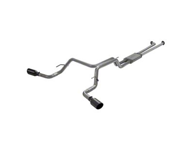 Flowmaster FlowFX Dual Exhaust System with Black Tips; Side Exit (07-09 5.7L Tundra)